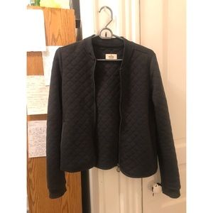 Marine Layer lightweight Zip Up cardigan charcoal